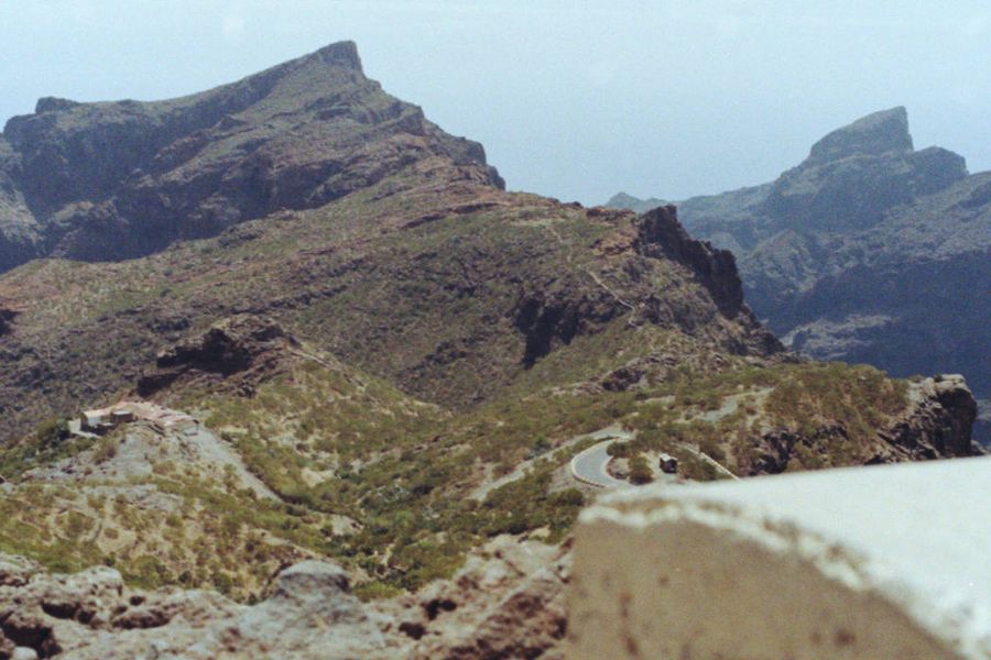 Mountain ridge above the road to Masca